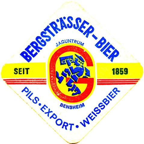 bensheim hp-he guntrum raute 1a (185-bergstrsser bier)